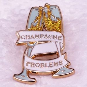 Taylor Swift Champagne Problems Pin